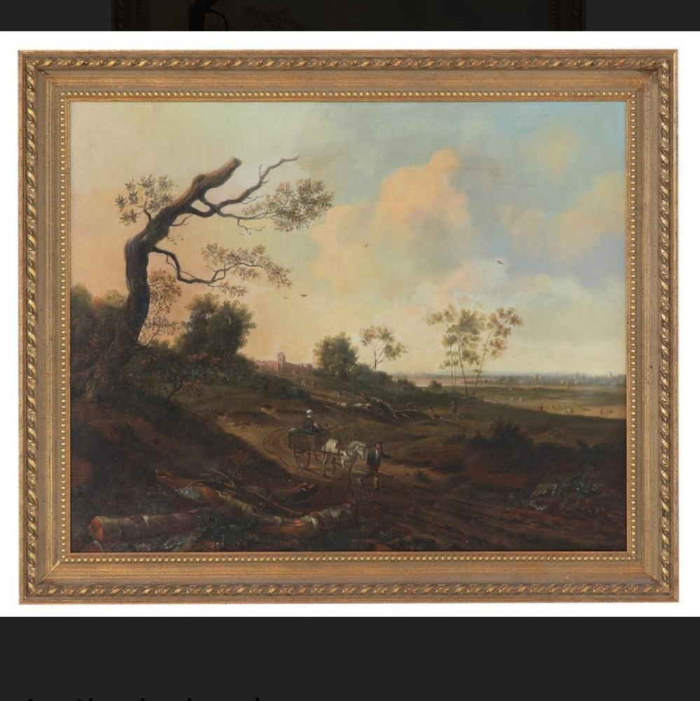 Jan Wijnants Dutch Master Painting, original work of art. Large painting.